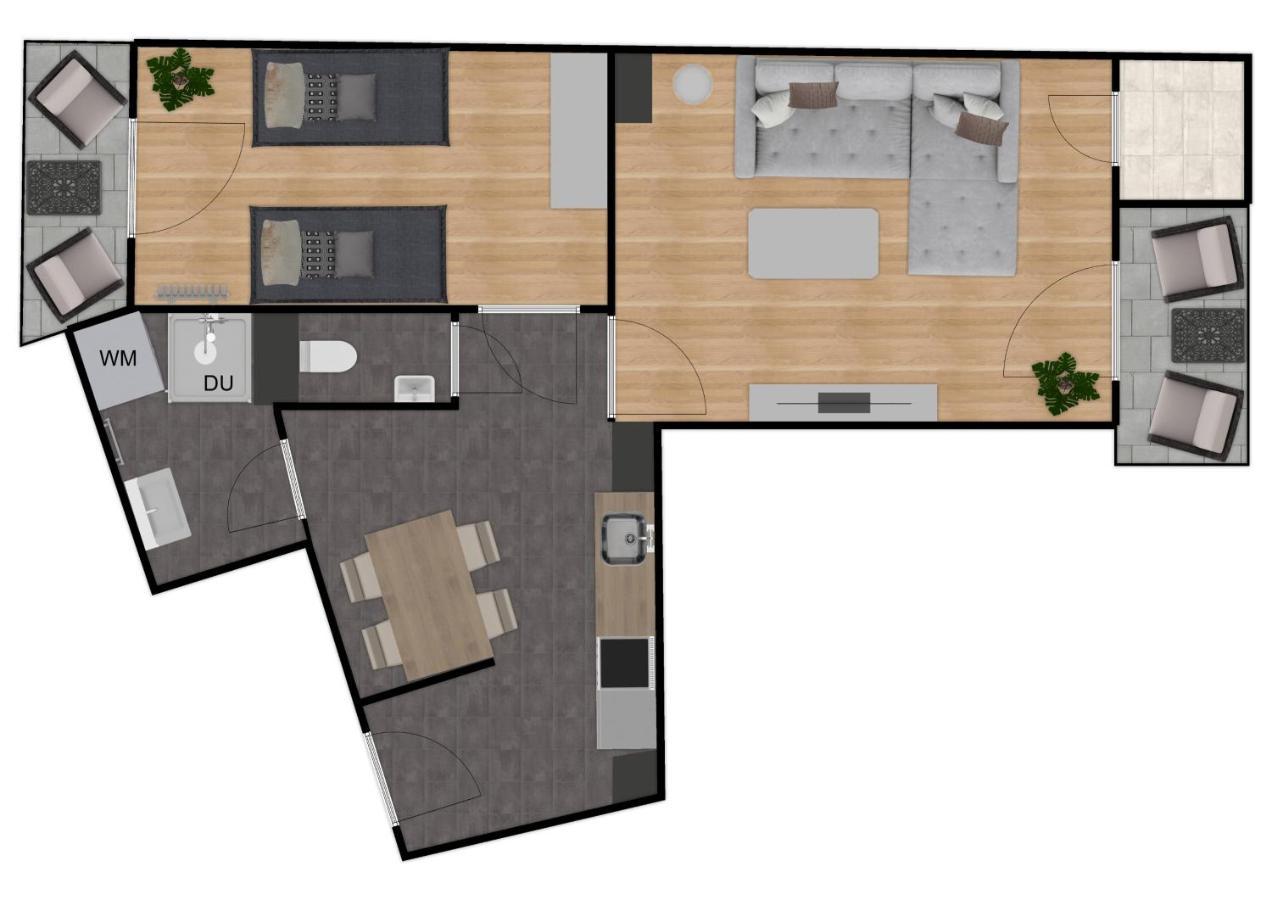 Smarte Dachgeschosswohnung Mit 2 Terrassen Direkt Am Hauptbahnhof Wien Exteriör bild